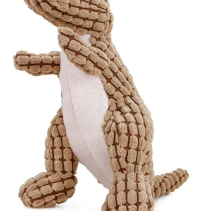 Soft Plush Dinosaur Squeaky Dog Toy Cartoon Cute Pets Cat Outdoor Play